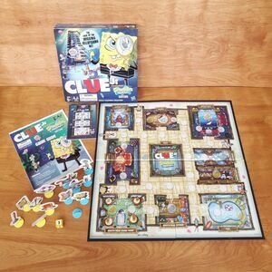 Clue Jr Game SpongeBob SquarePants Edition 2011 Nickelodeon Hasbro Complete READ
